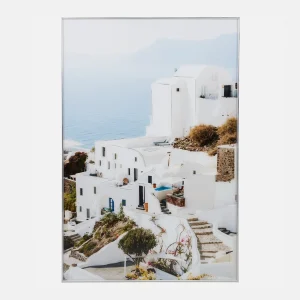 SANTORINI II — Framed giclée 100 cm x 150 cm