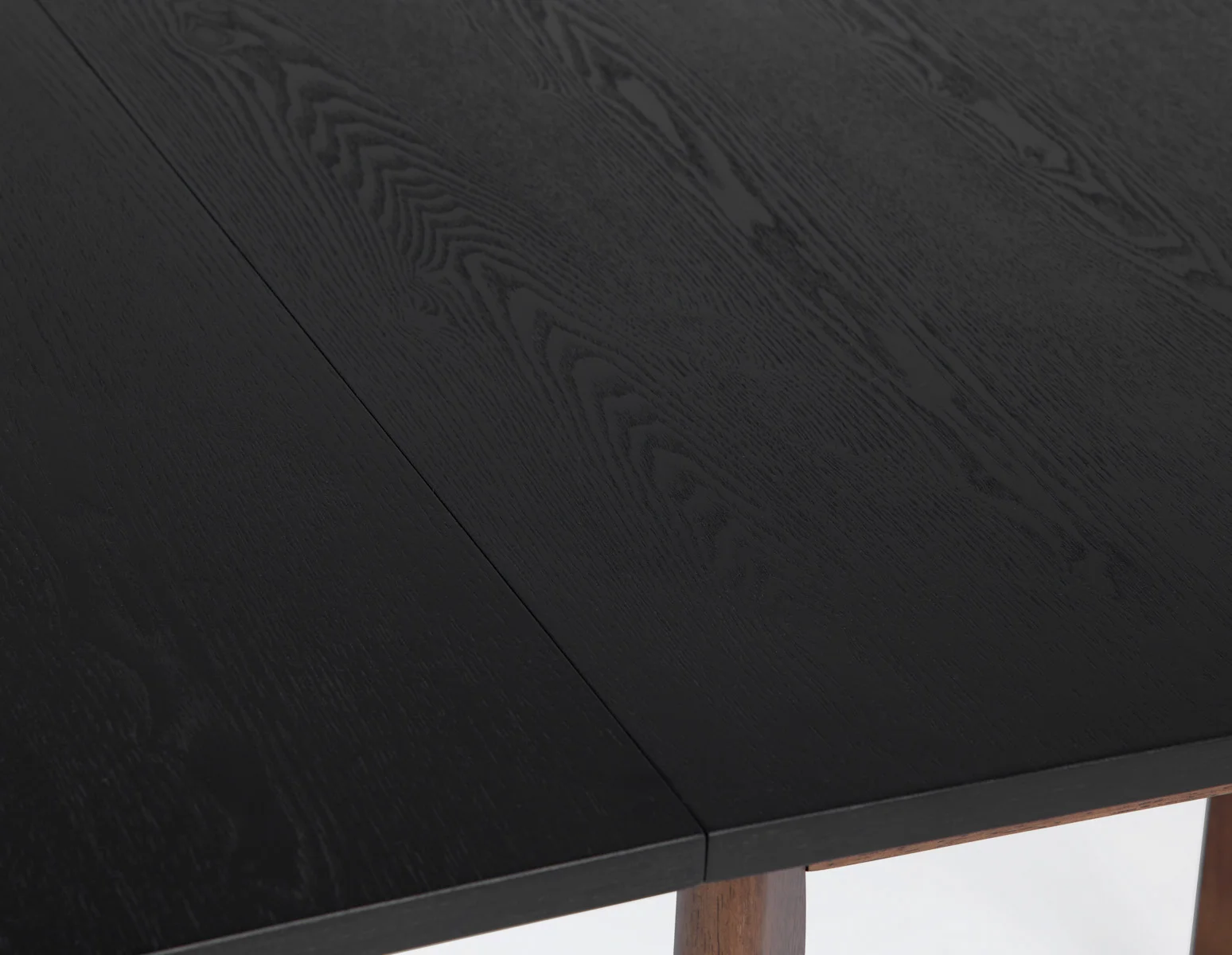 FINA — Modern contemporary dining table with 2 drop leaf extension 74cm to 134cm - Image 3