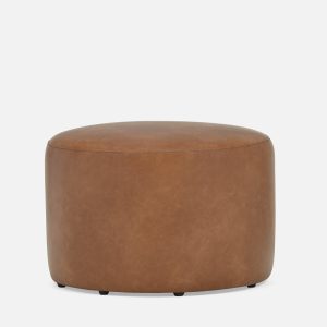 VASTO — Leatherette ottoman (62-13-83-96)