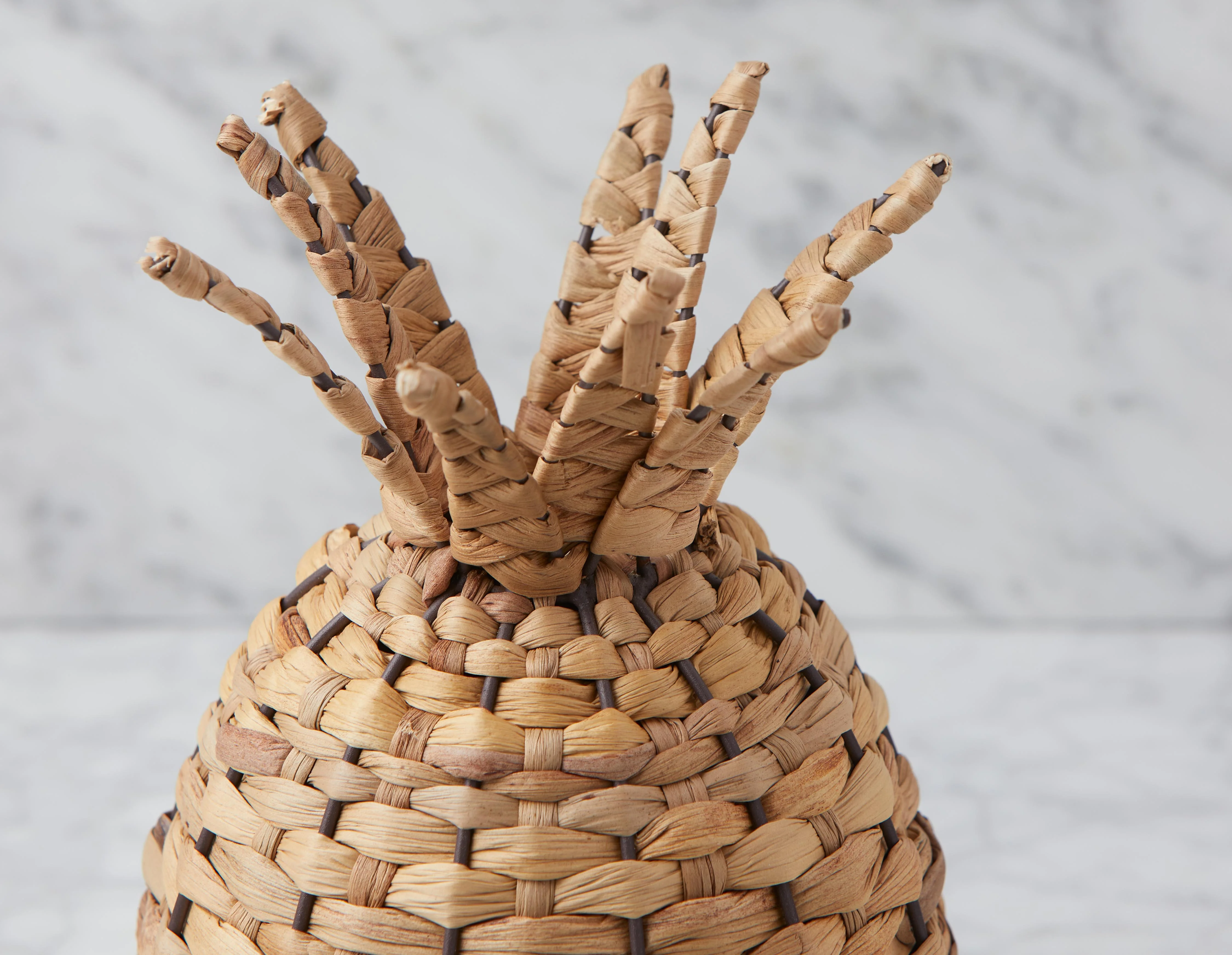 JOEY — Decorative straw pineapple 30 cm - Image 4
