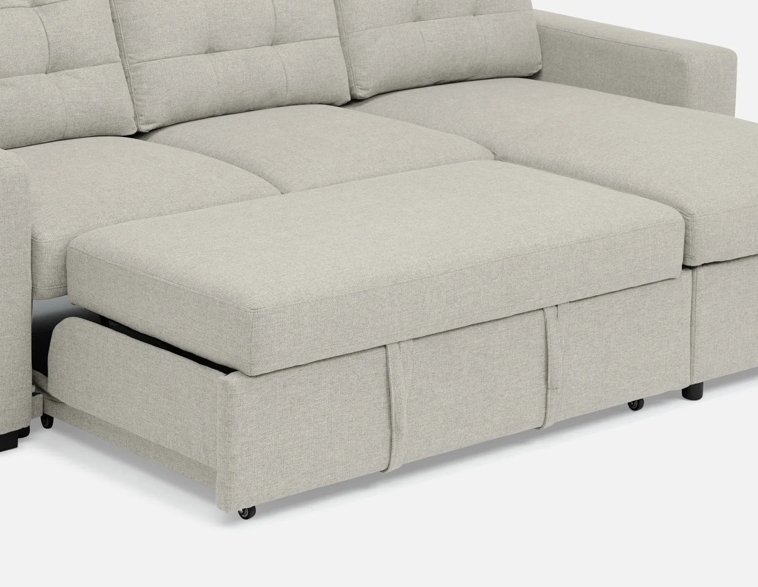 MARNIE — Contemporary interchangeable sectional sofa-bed with storage (73-29-20-95) - Image 5