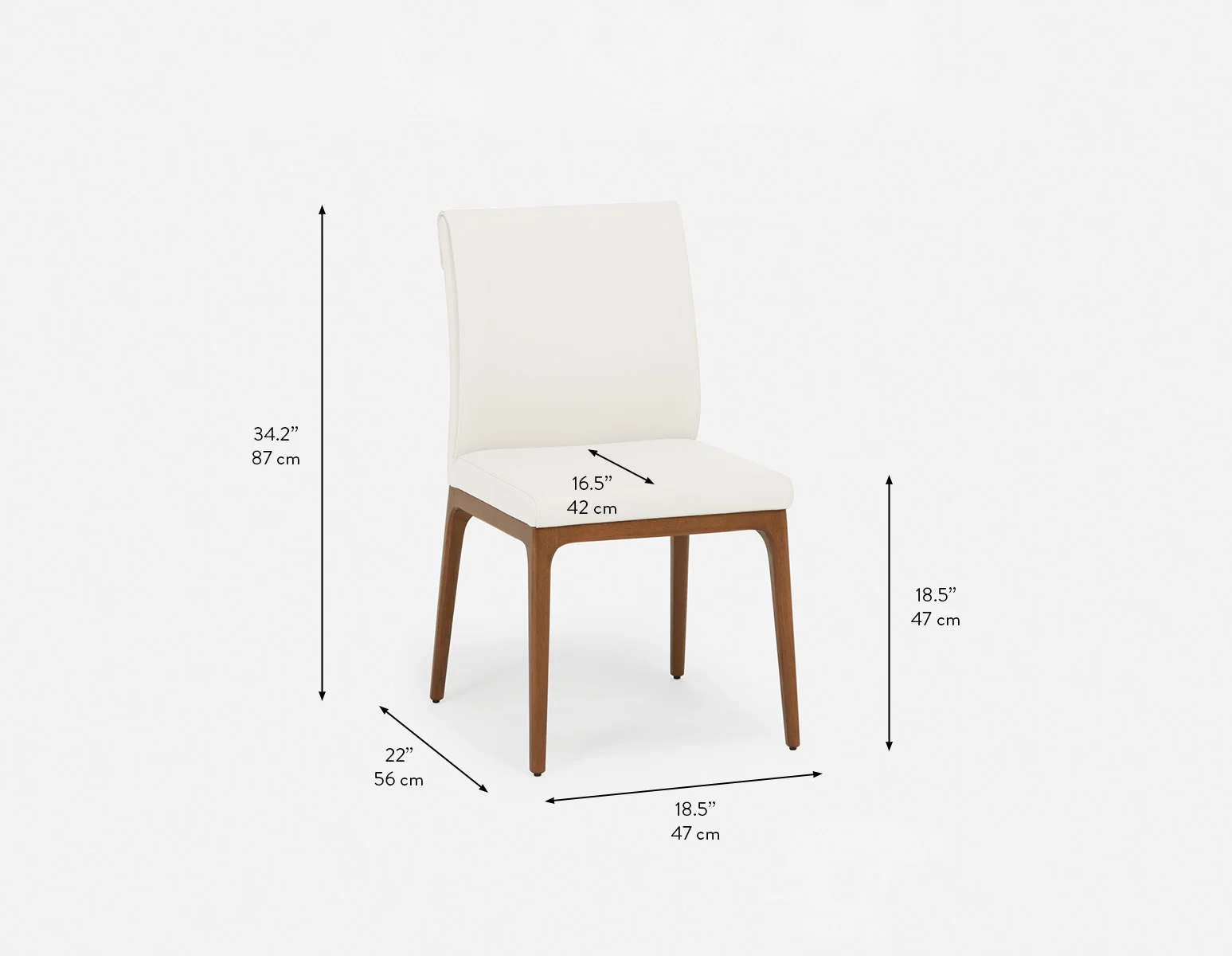 EVA — 100% leather modern dining chair (95-67-03-10) - Image 11