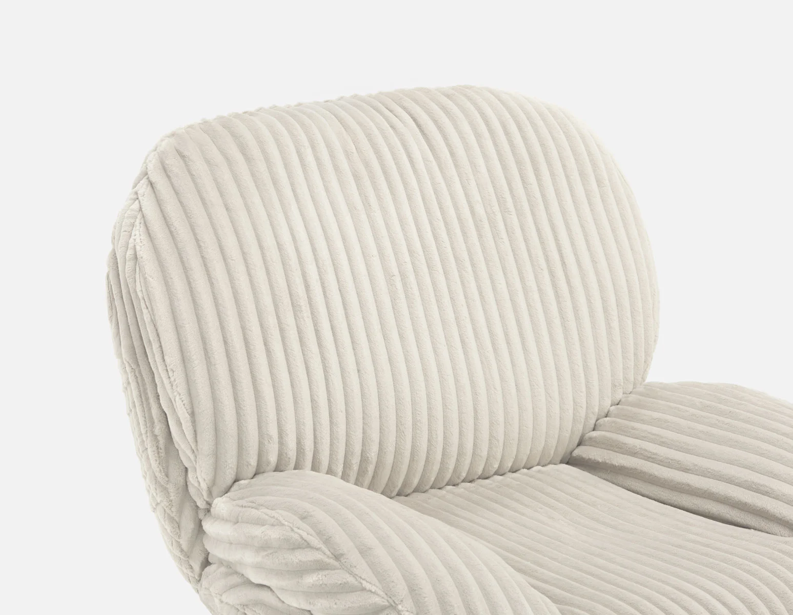 ROUSSEAU — Corduroy accent chair (57-77-60-46) - Image 7