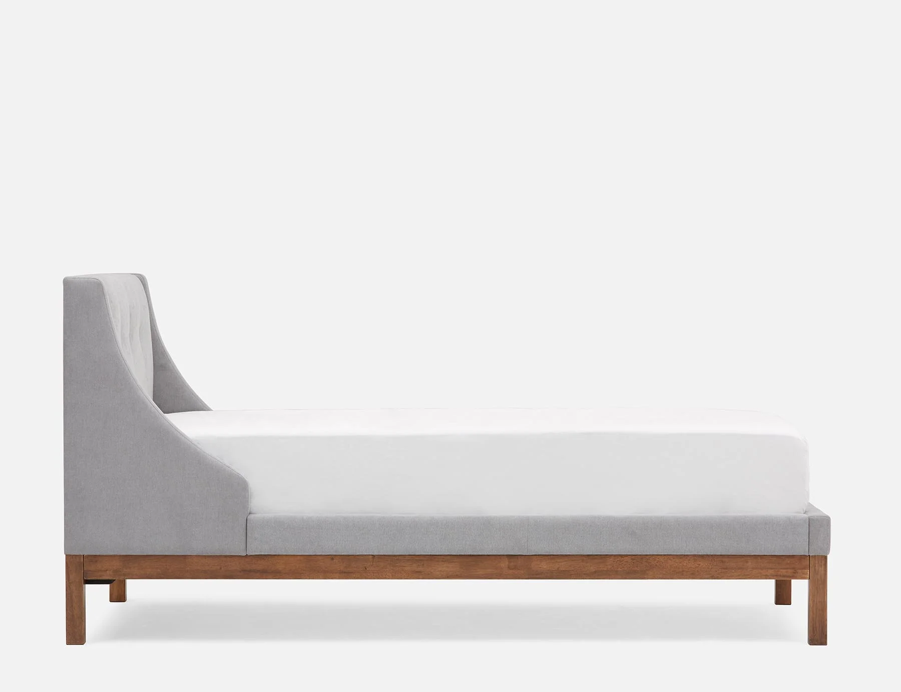 MUROL — Tufted upholstered wingback twin size bed (40-92-97-30) - Image 4