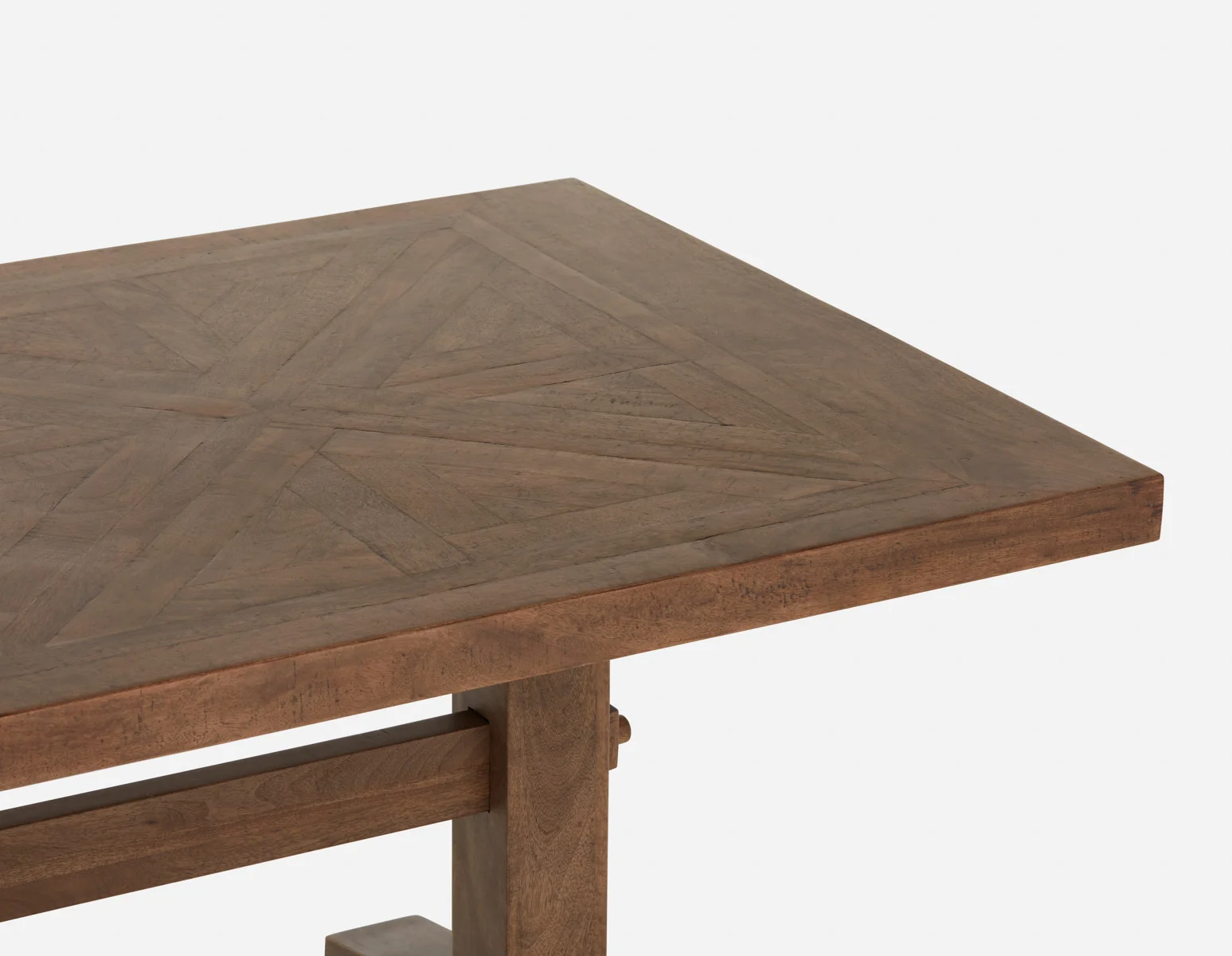 CELIO — Rustic dining table 200 cm (97-53-42-96-D) - Image 6