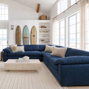 HELIO — Contemporary modular sectional sofa (23-35-98-56)