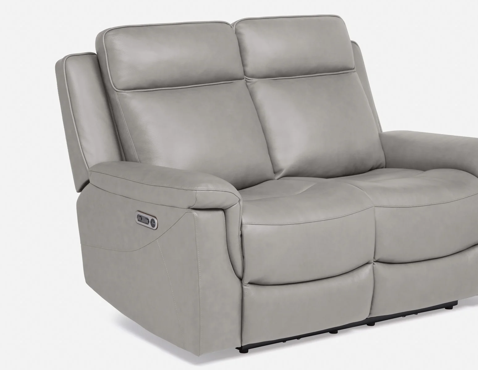 CARLOS — Leather power-reclining loveseat - Image 8