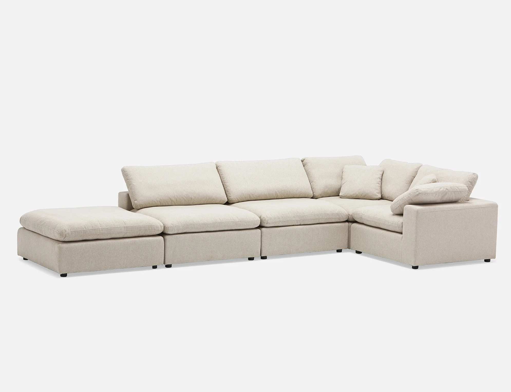 SOFT — Contemporary 5-pc modular sectional sofa (89-07-55-46) - Image 17