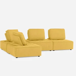 LEON — 4-pc modular interchangeable sofa (35-86-37-50)