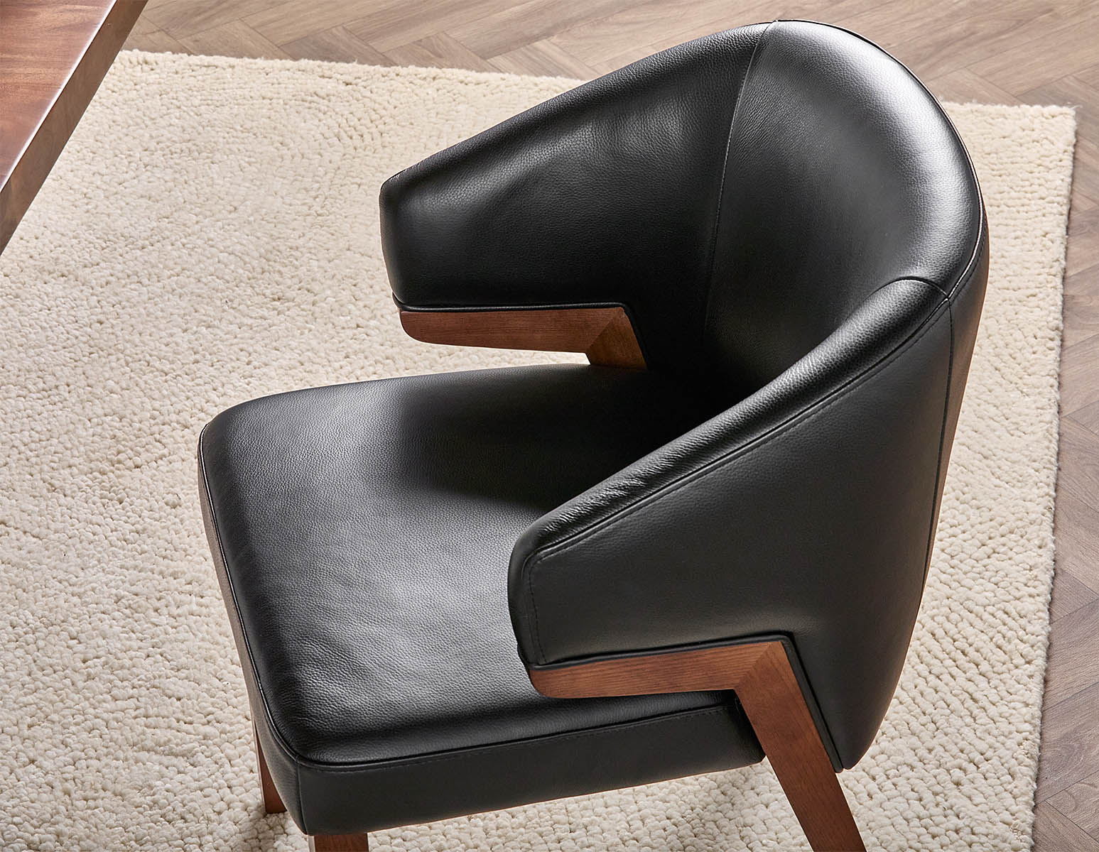 AKSEL — Leather dining chair (69-05-53-20) - Image 10