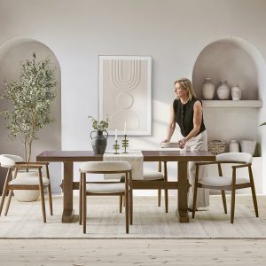 JOSY — Mid-century dining armchair (34-13-42-95)