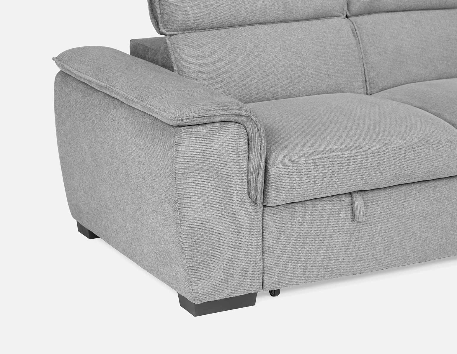 ODETTE — Contemporary right-facing sectional sofa-bed with storage (85-58-17-30) - Image 6