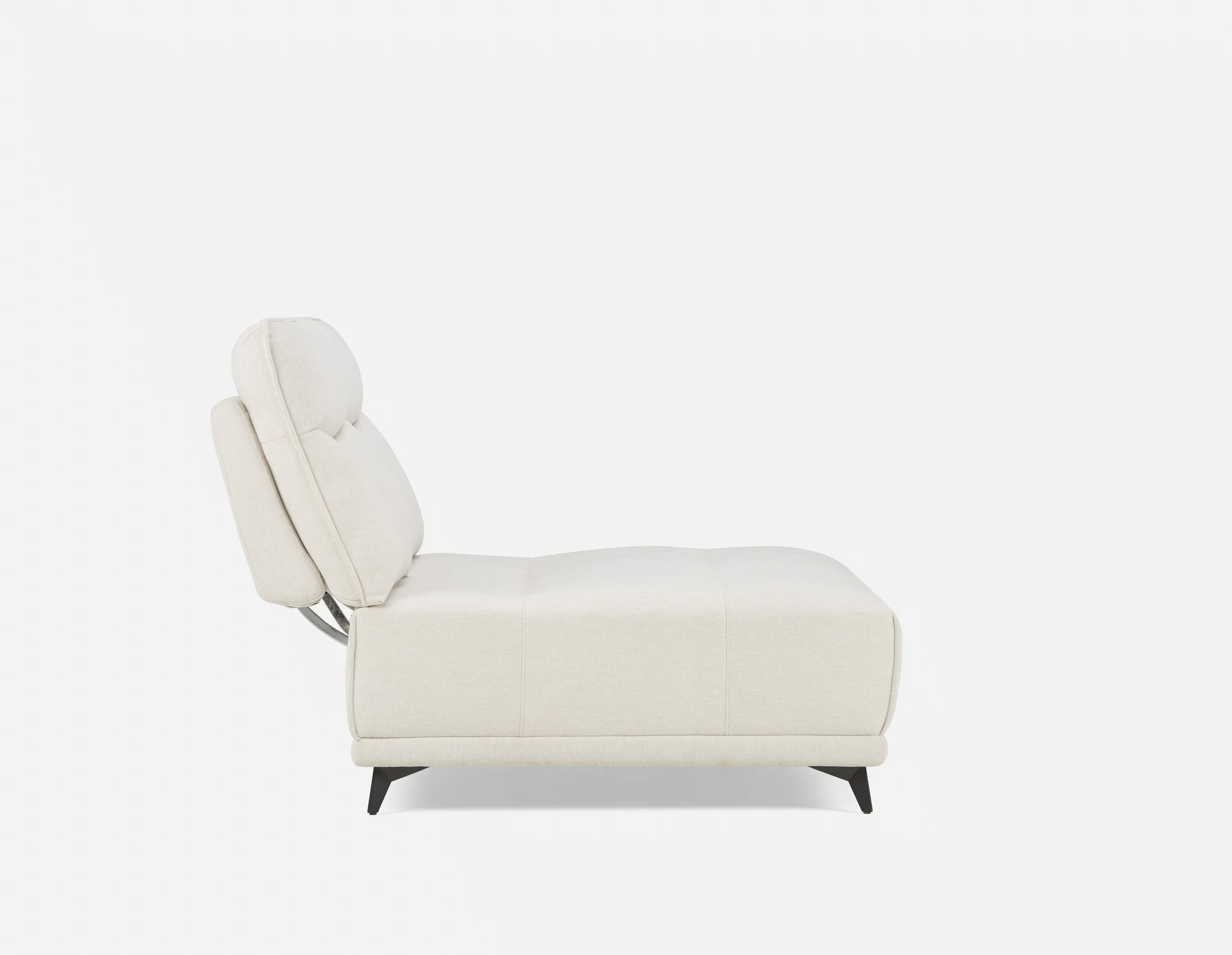 SIMON — Modern contemporary armless loveseat with adjustable backrest (75-79-85-95) - Image 7