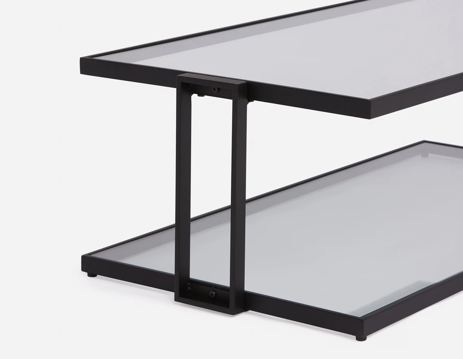 AGLAYA — Iron coffee table with tempered glass (36-49-25-20) - Image 7