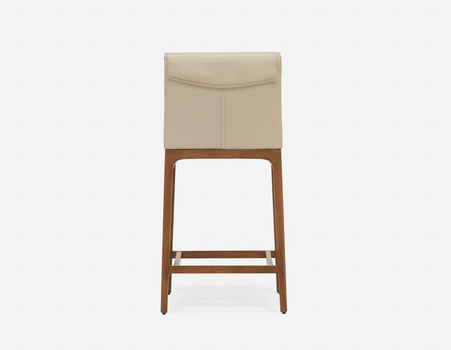 EVA — 100% leather modern counter stool 66cm (64-20-17-88) - Image 8