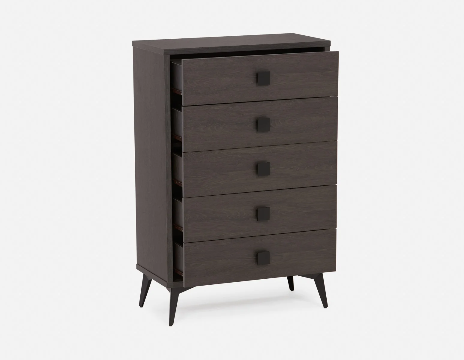 KIERA — Mid-century modern 5-drawer chest (35-85-30-20) - Image 3
