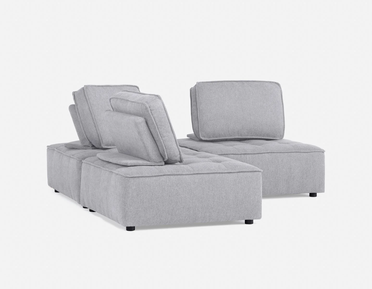 LEON — 3-pc modular interchangeable sofa (19-36-86-62)