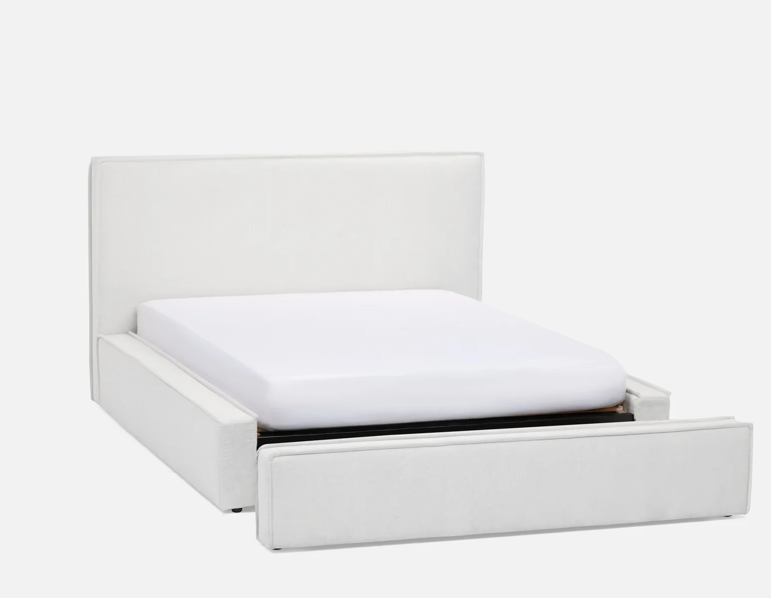 SORGUE — Upholstered queen size bed with storage (28-49-09-30) - Image 10