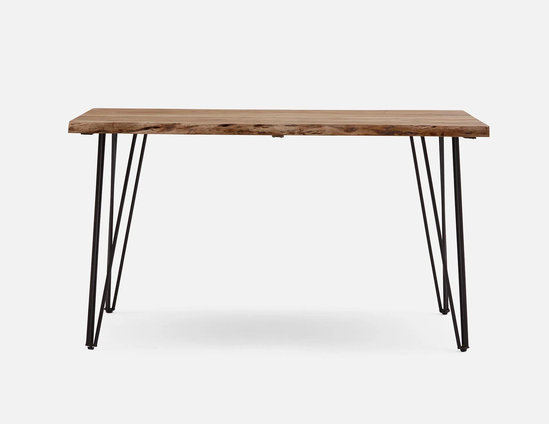 RENO — Solid acacia wood dining table 140 cm - Image 3