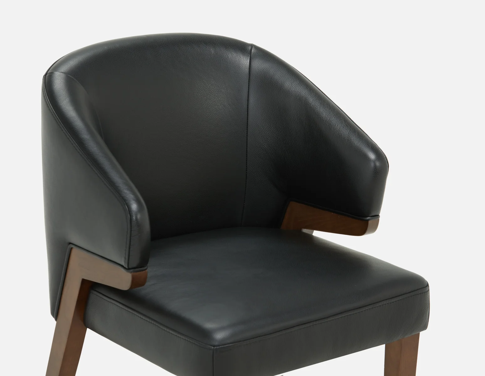 AKSEL — Leather dining chair (69-05-53-20) - Image 6