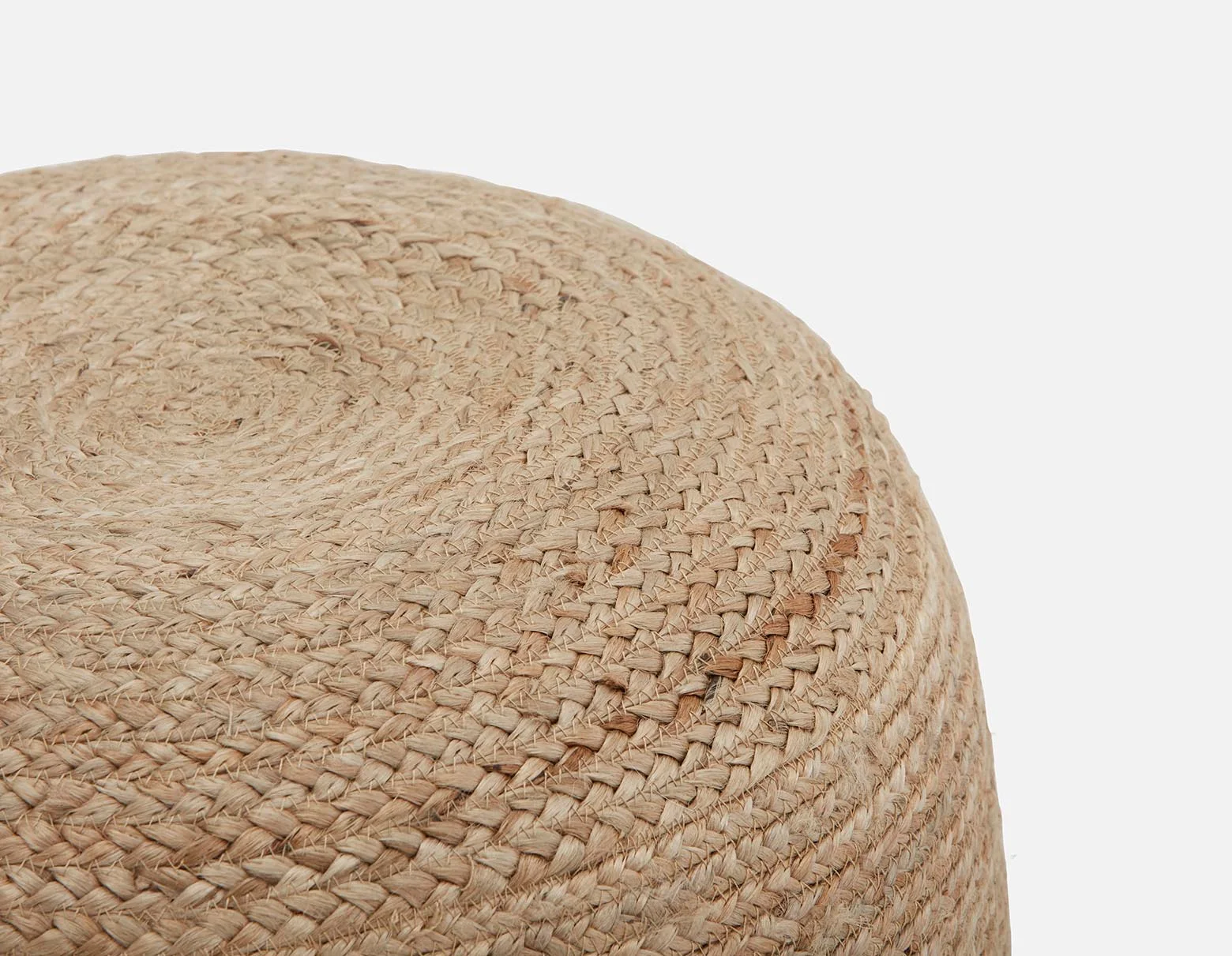 REILLY — Braided jute ottoman - Image 3