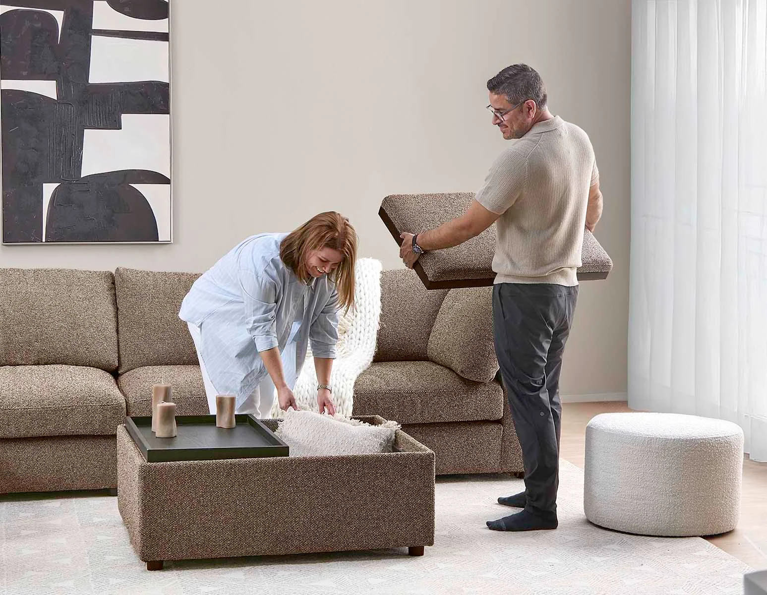OLISA — Contemporary coffee table ottoman (70-56-70-52) - Image 13