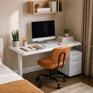 JETSON — 2-stage single motor electric desk 120 cm (66-03-10-10)