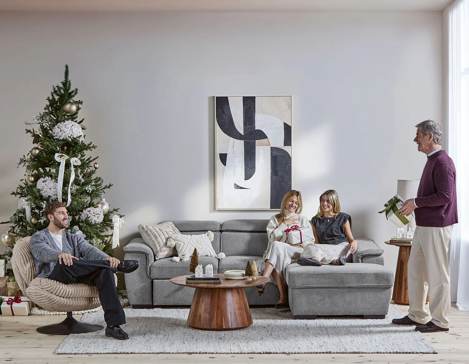 ODETTE — Contemporary right-facing sectional sofa-bed with storage (85-58-17-30) - Image 17