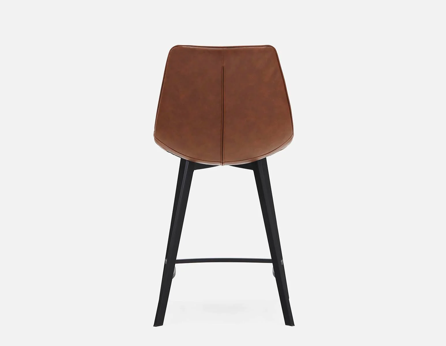 MALI — Mid-century modern counter stool with backrest 61 cm (68-92-91-96) - Image 5