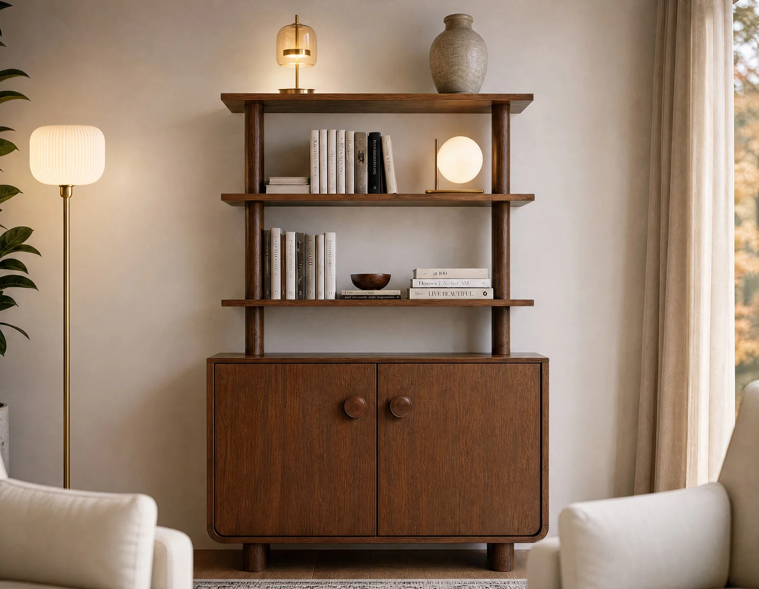 PALMO — Modern-retro 2-door sideboard