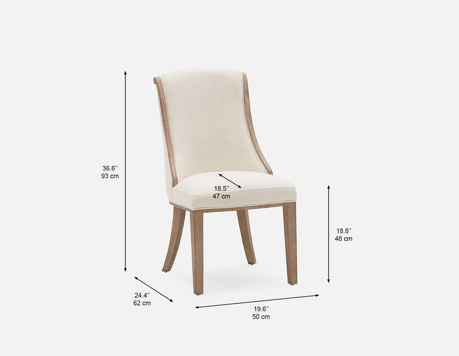 NANCY — Dining chair (70-55-41-46) - Image 6