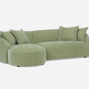 DOYER — Modern left-facing sectional sofa (65-67-59-70)