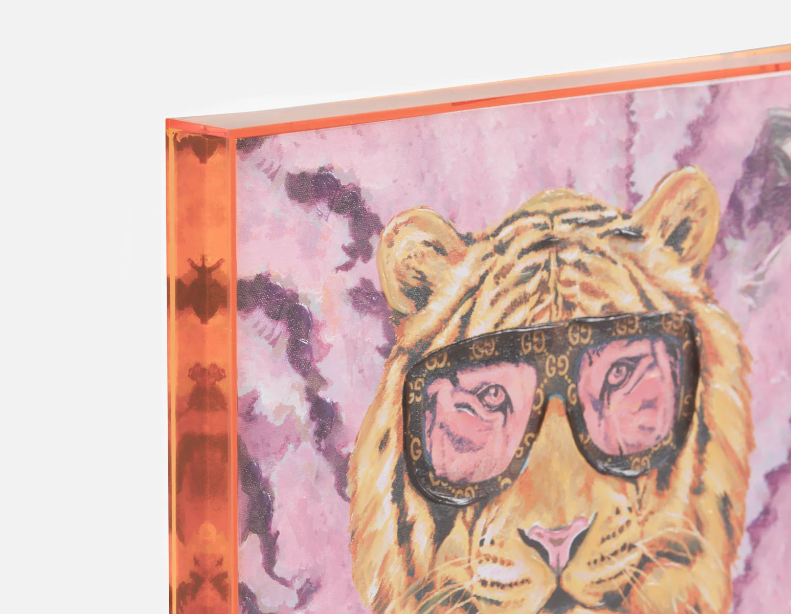 GOLDIE I — Acrylic shadow box art 45 x 60 cm - Image 2