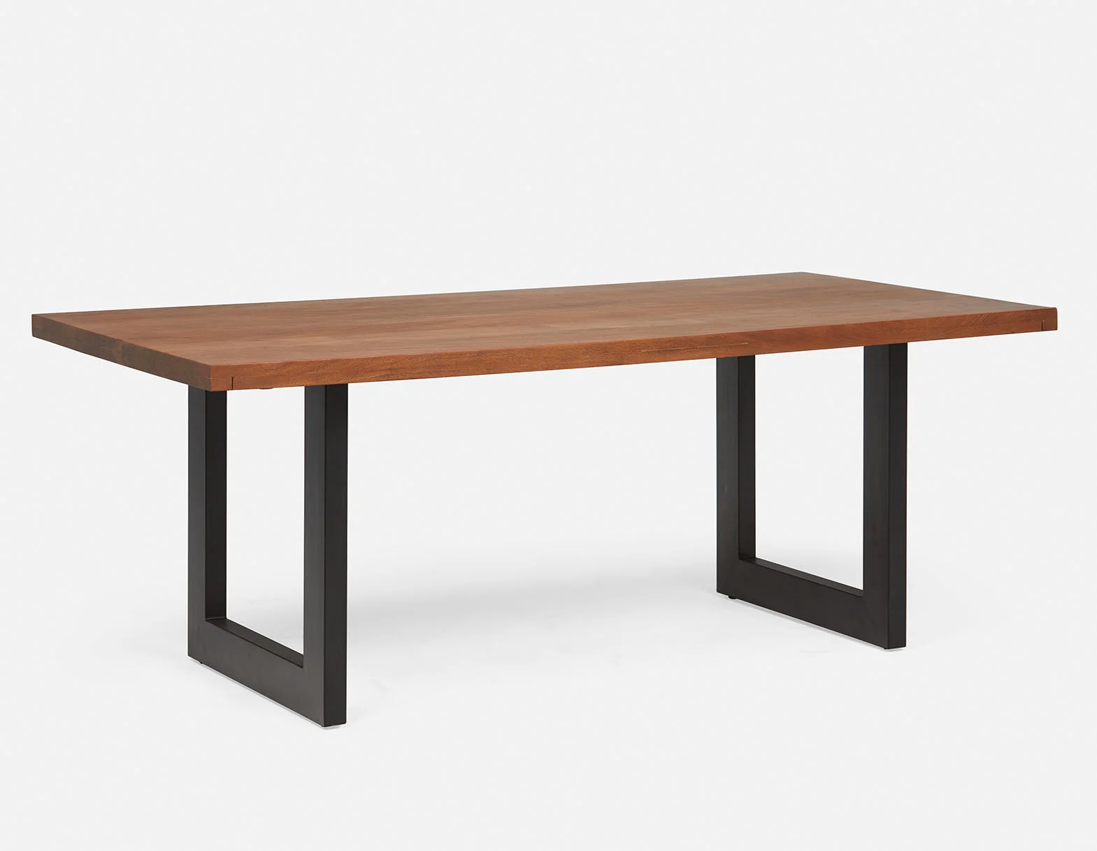 LYON — Acacia wood dining table 200 cm