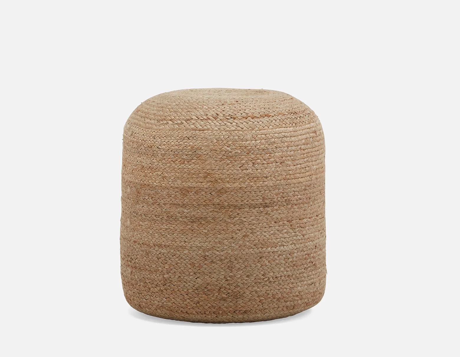 REILLY — Braided jute ottoman - Image 5