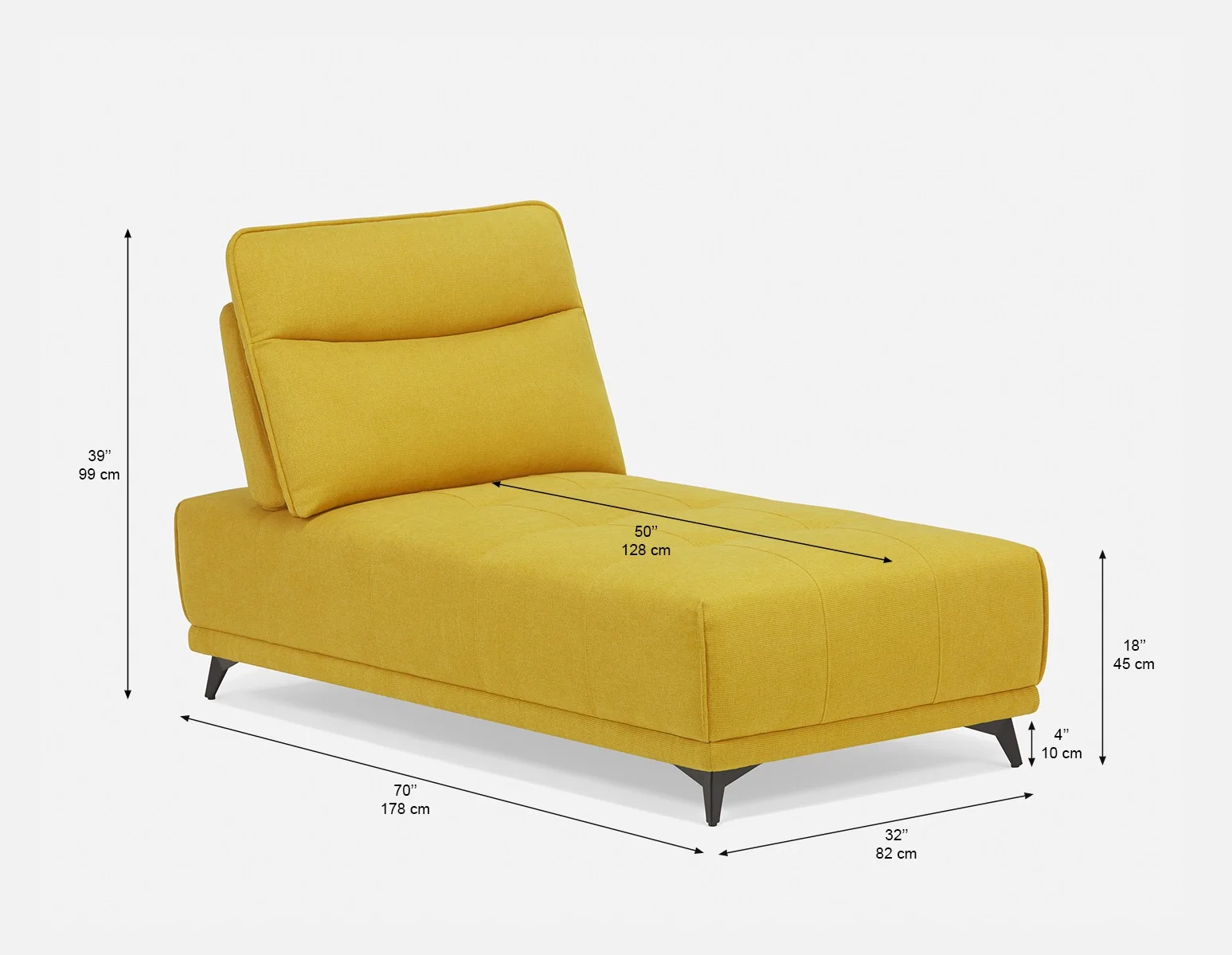 SIMON — Modern contemporary lounger with adjustable backrest (60-33-51-50) - Image 12