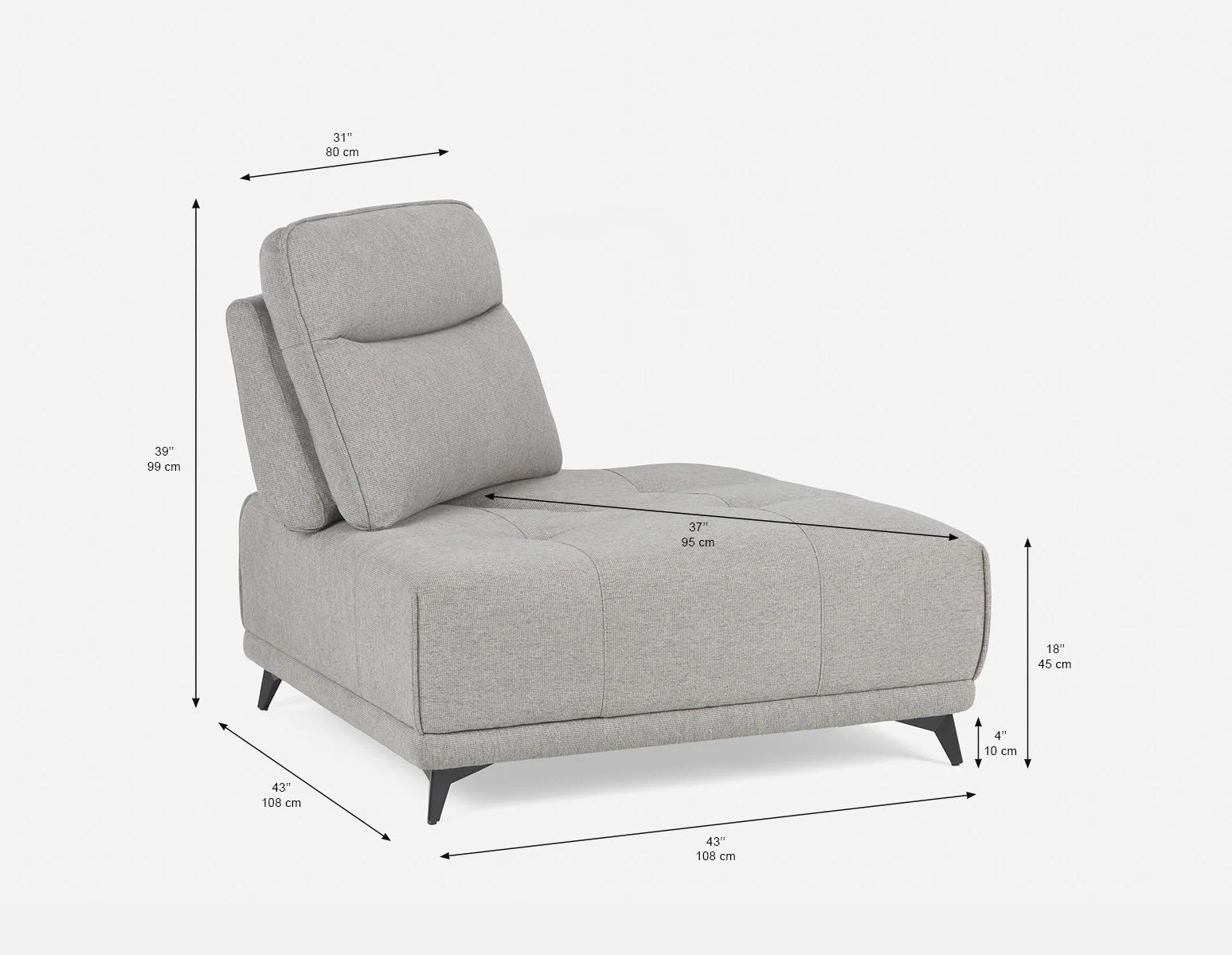 SIMON — Corner seat with adjustable backrest (61-42-44-62) - Image 9
