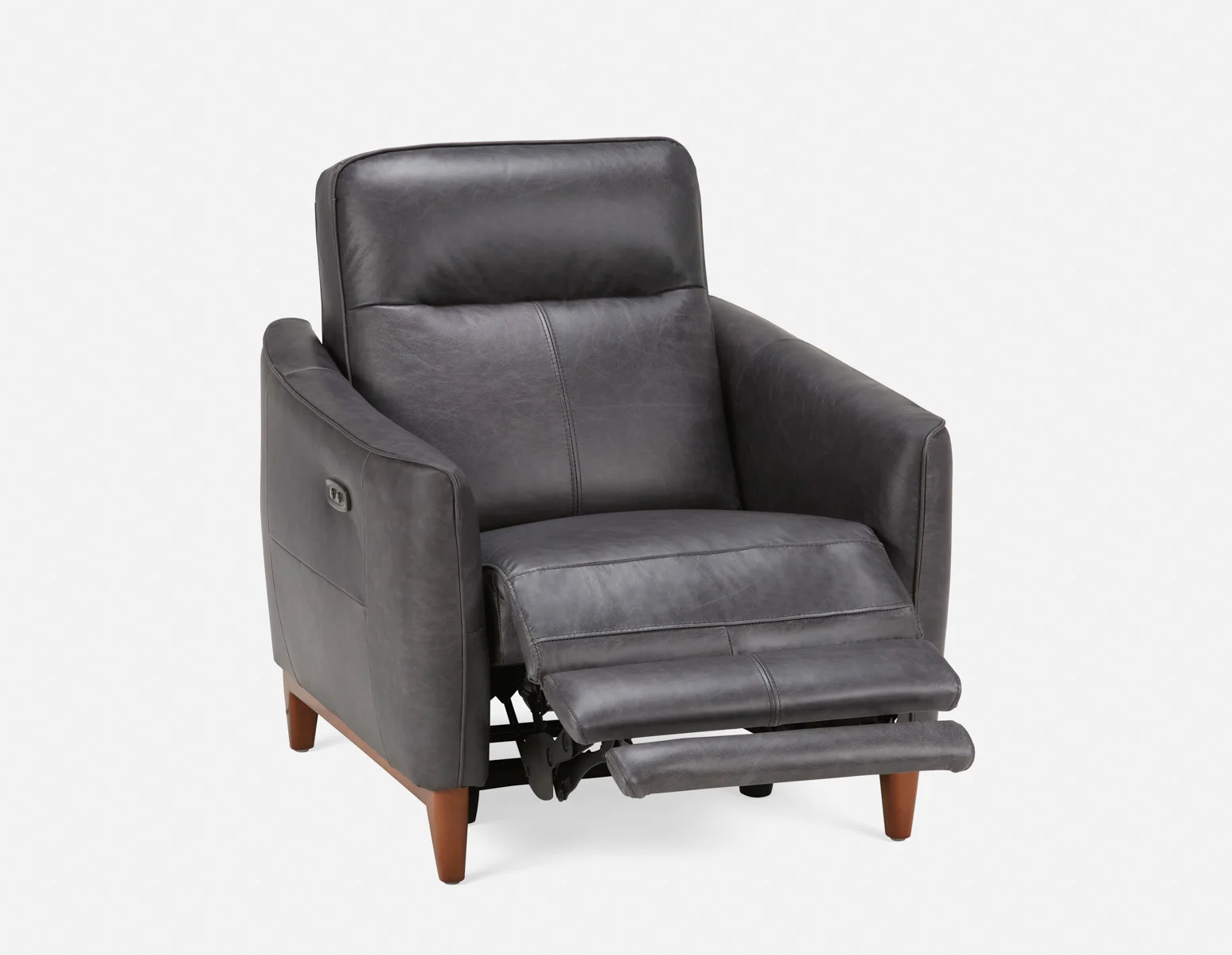 PALMER — Contemporary modern power-reclining 100% leather armchair (03-96-81-20) - Image 6
