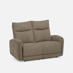 CALVERO — Contemporary power-reclining loveseat with usb port (54-20-95-93)