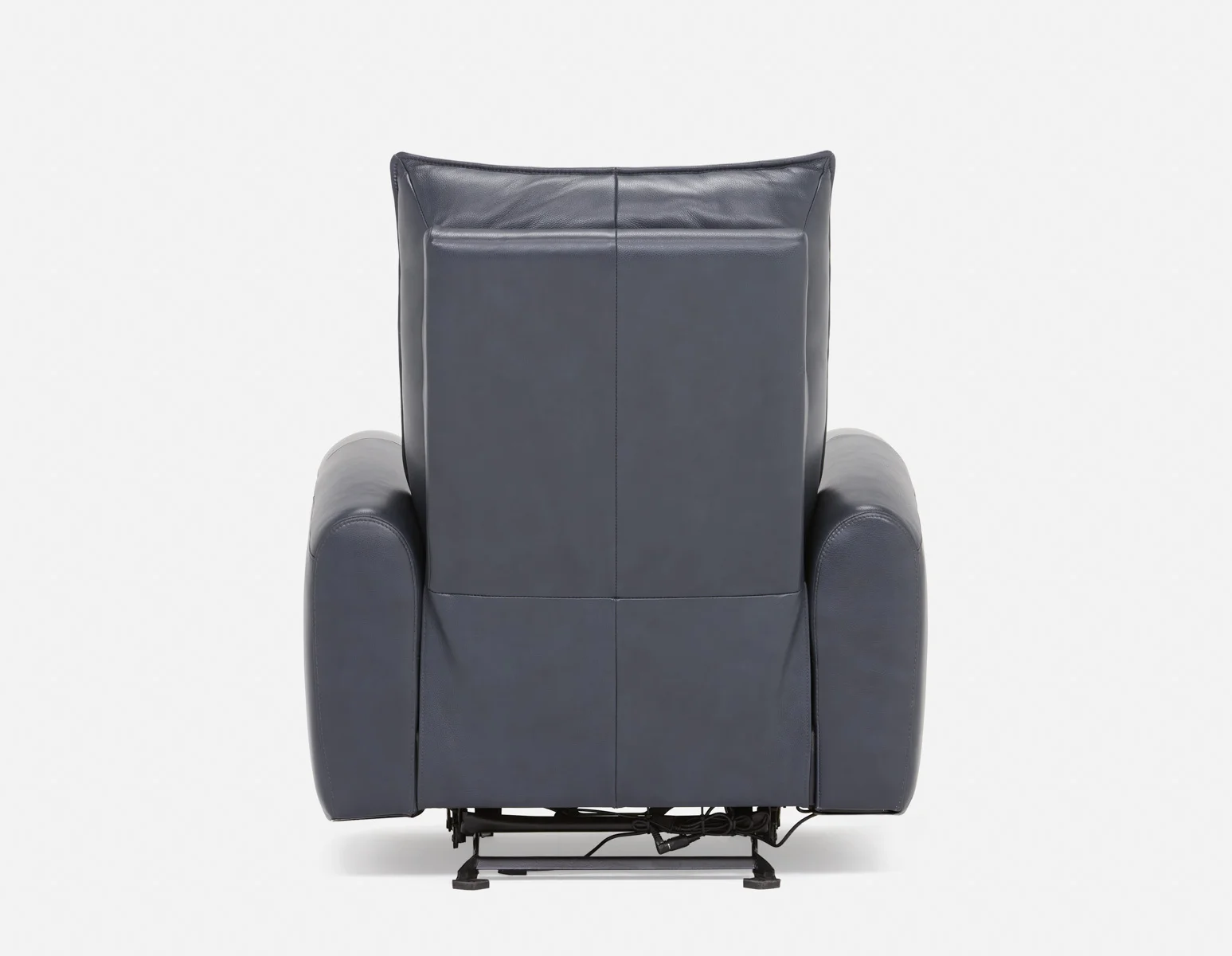 CALVERO — Contemporary power-reclining and glider 100% leather armchair with usb port (84-12-10-60) - Image 9