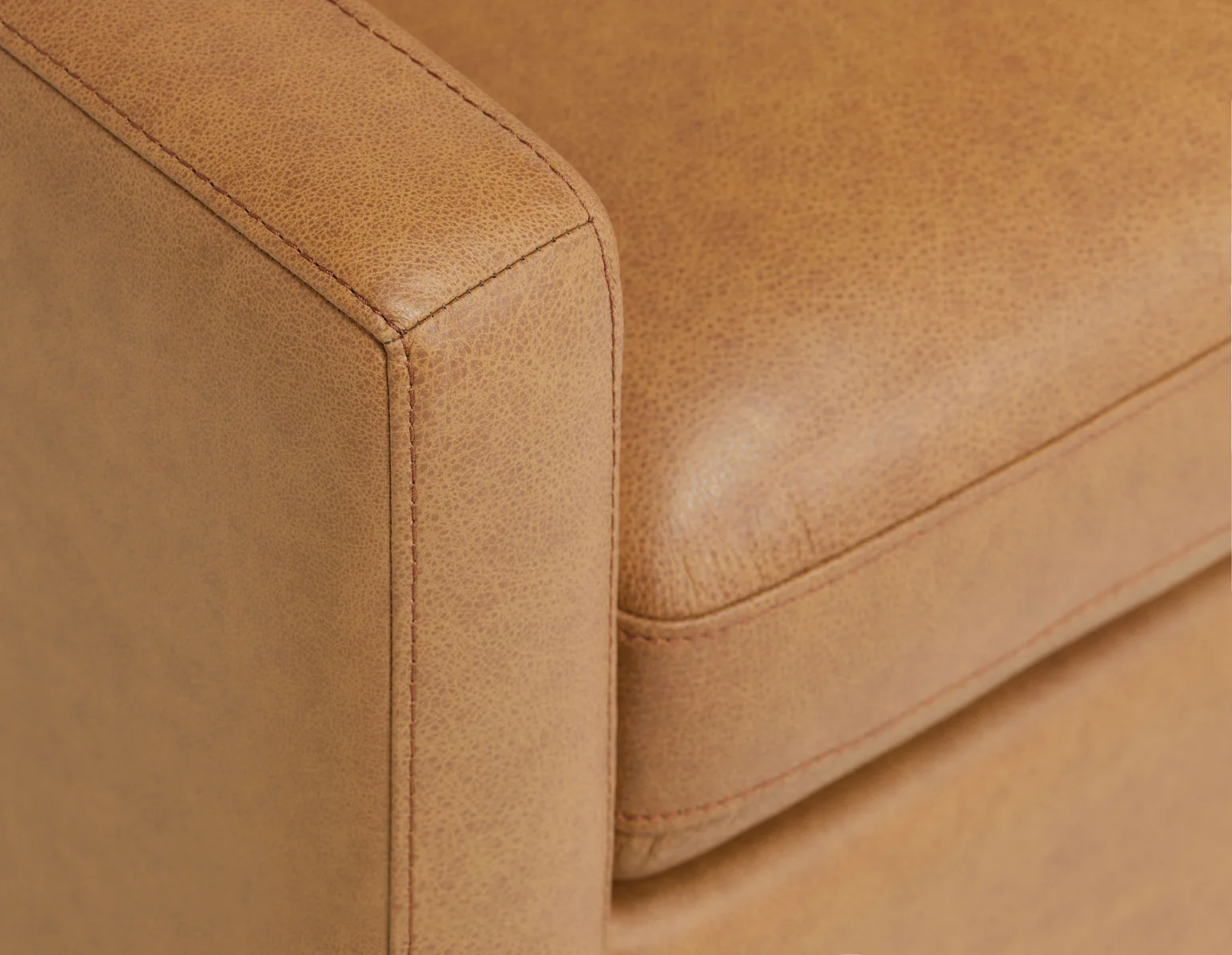 LIMA — Modern 100% leather 3-seater sofa - Image 5