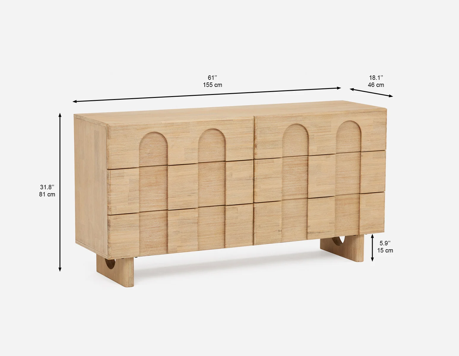 PRIYA — Elegant 6-drawer chest - Image 12