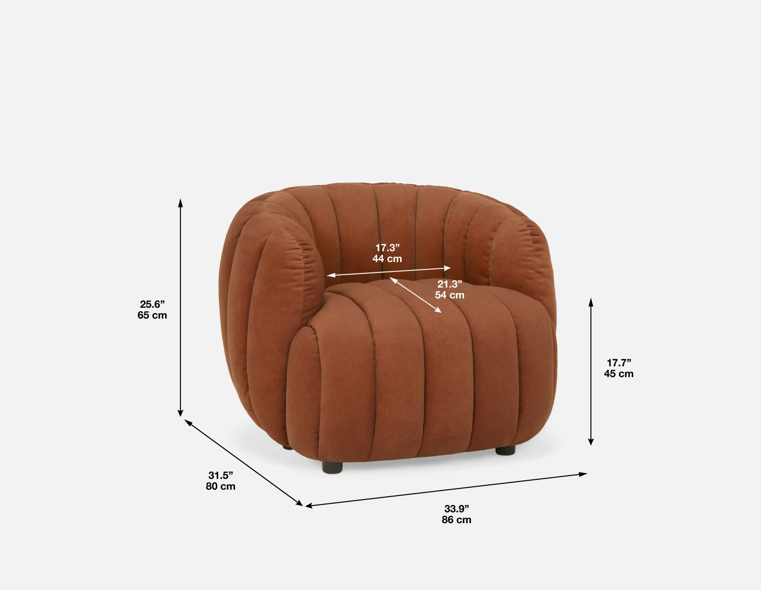 ALDI — Modern retro accent chair (85-35-74-45) - Image 9