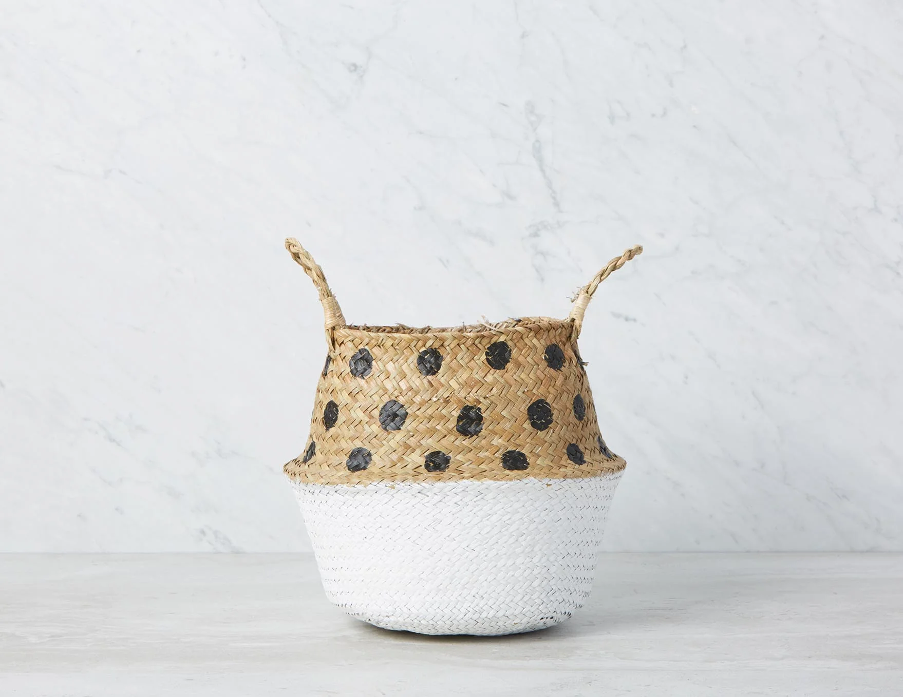 ANTONIO — Straw basket 28 cm x 25 cm - Image 6