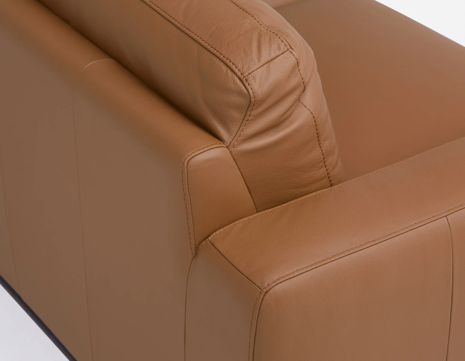 BETTA — 100% leather mid century loveseat (24-76-17-31) - Image 3