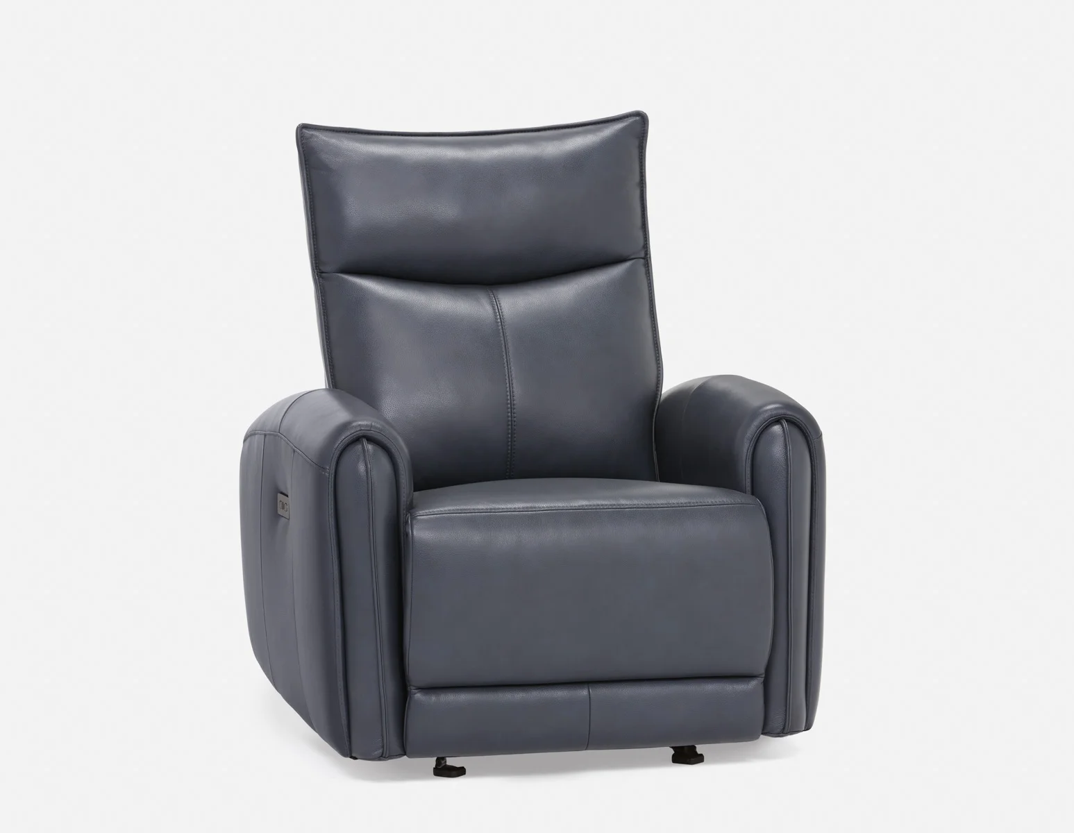CALVERO — Contemporary power-reclining and glider 100% leather armchair with usb port (84-12-10-60) - Image 19