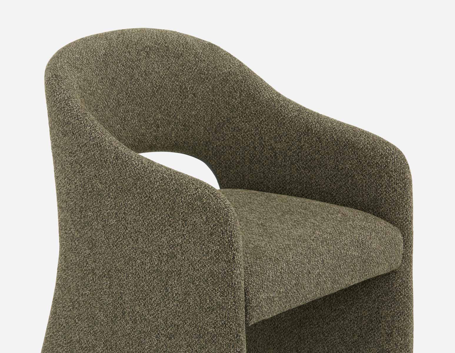 AZROU — Modern minimalist dining armchair (12-04-91-70) - Image 7