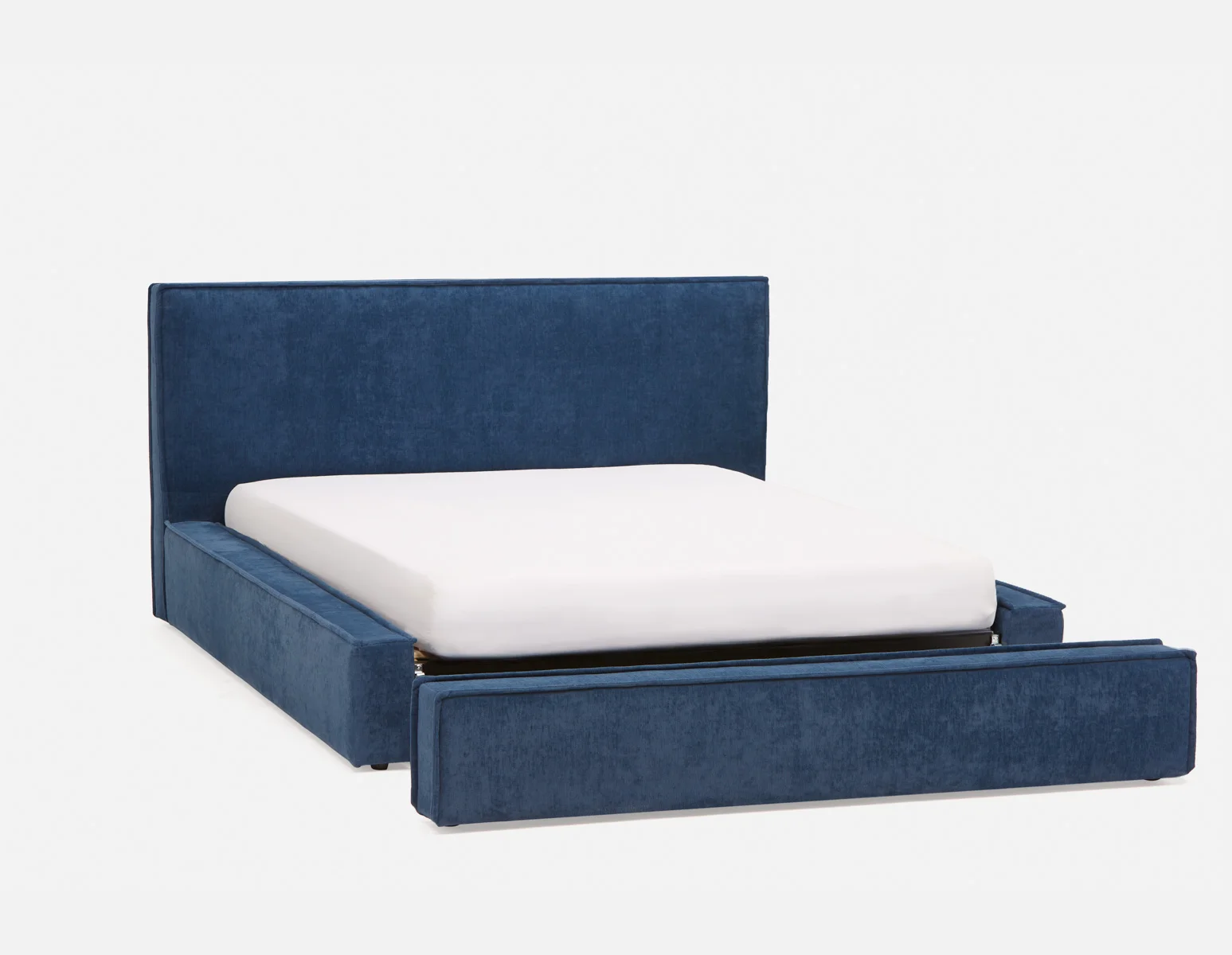 SORGUE — Upholstered king size bed with storage (60-70-51-60) - Image 12