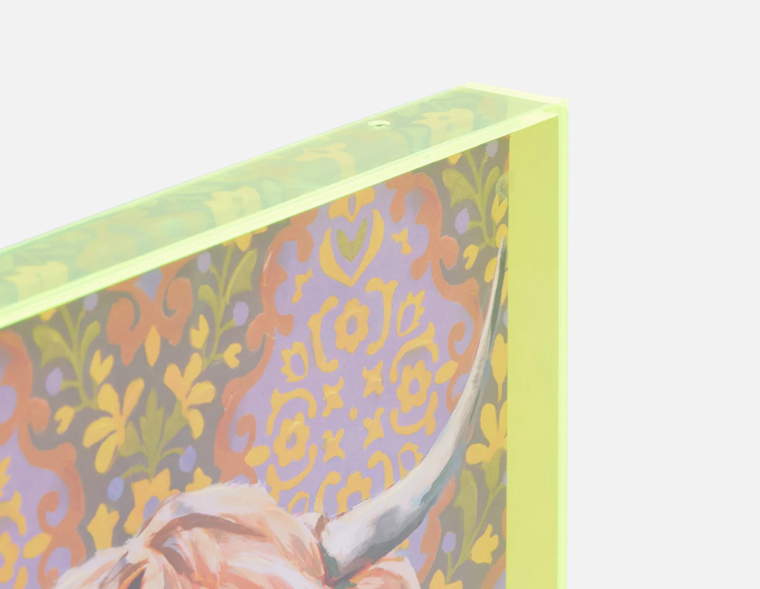 GOLDIE III — Acrylic shadow box art 45 x 60 cm - Image 3