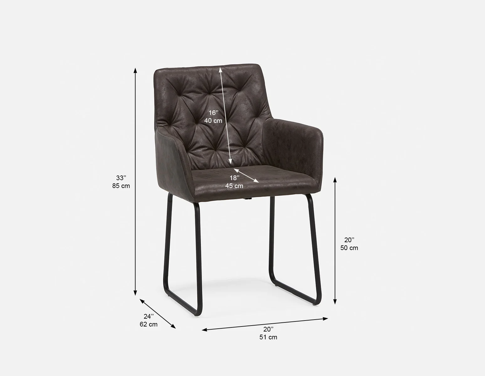 GINA — Dining armchair (11-01-75-30) - Image 7